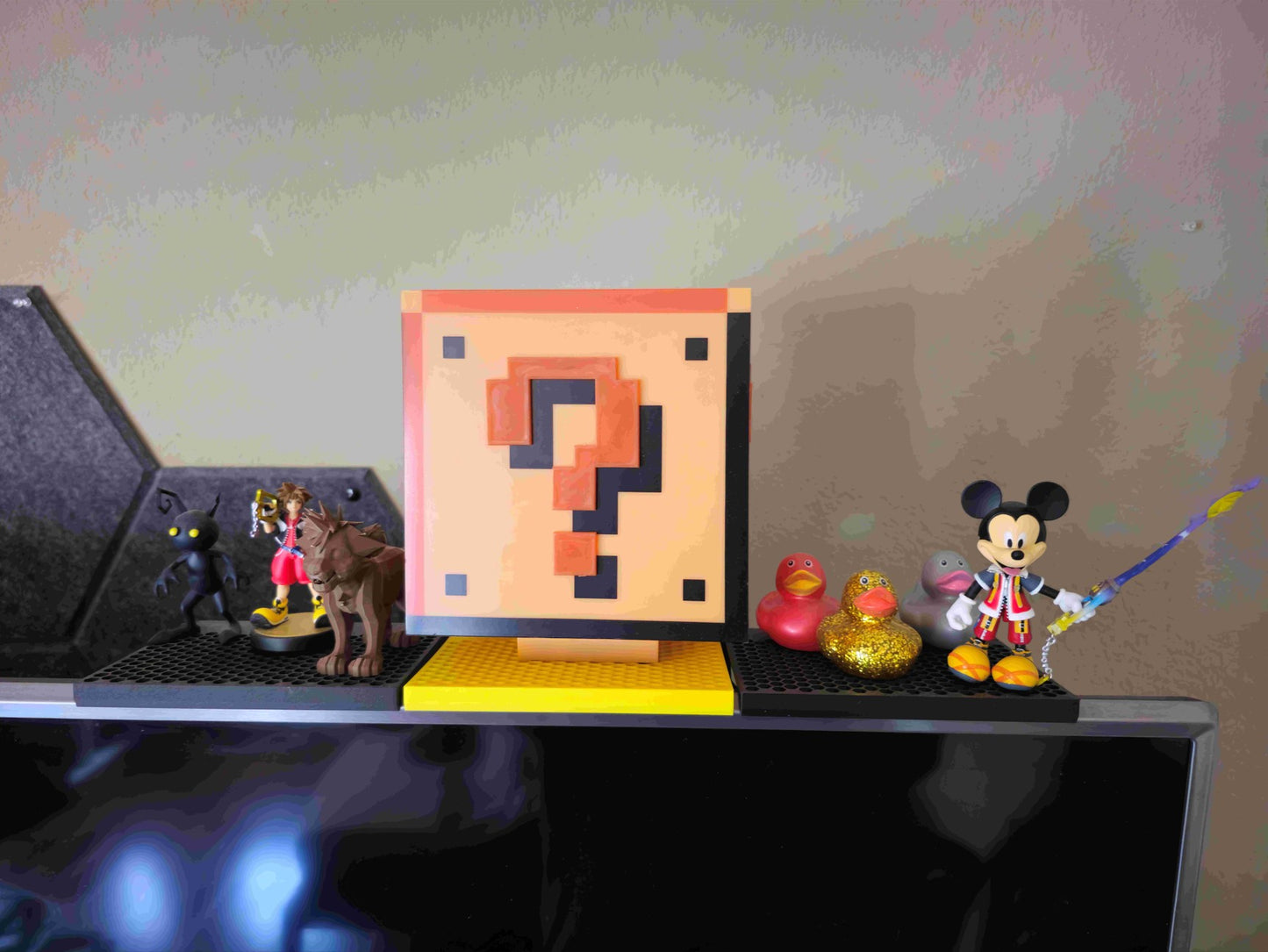 Adjustable Top-of-Monitor Shelf (3D-Printed)