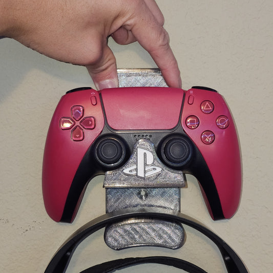 PS5 DualSense Controller and Headset Wall Mount (Dual-Color)
