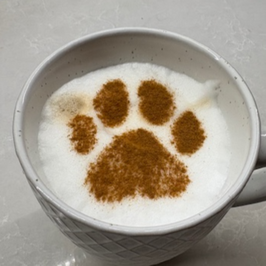 Paw Print Coffee Stencil Set (3-Pack)