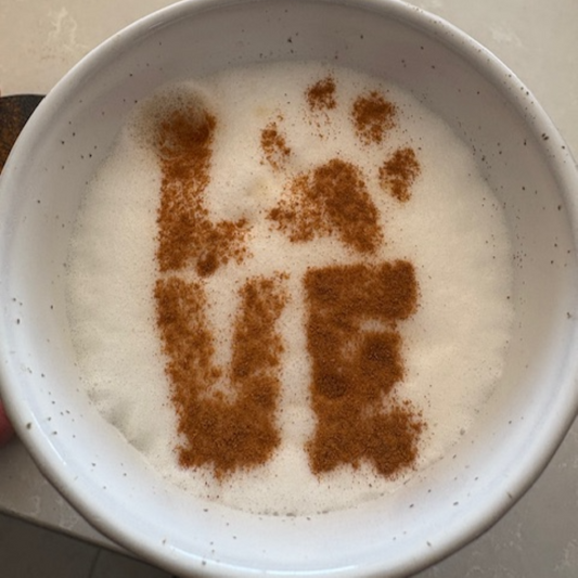 Paw Print Coffee Stencil Set (3-Pack)